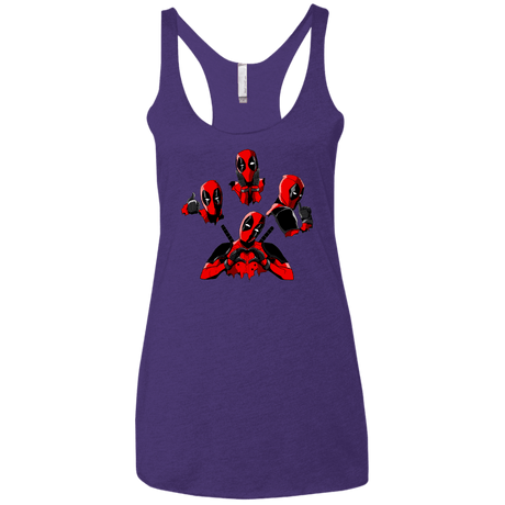T-Shirts Purple Rush / X-Small Dead Rhapsody Women's Triblend Racerback Tank