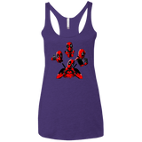 T-Shirts Purple Rush / X-Small Dead Rhapsody Women's Triblend Racerback Tank