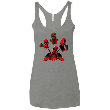 T-Shirts Venetian Grey / X-Small Dead Rhapsody Women's Triblend Racerback Tank