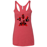 T-Shirts Vintage Red / X-Small Dead Rhapsody Women's Triblend Racerback Tank