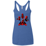 T-Shirts Vintage Royal / X-Small Dead Rhapsody Women's Triblend Racerback Tank