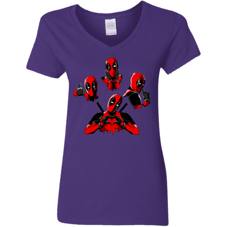 T-Shirts Purple / S Dead Rhapsody Women's V-Neck T-Shirt