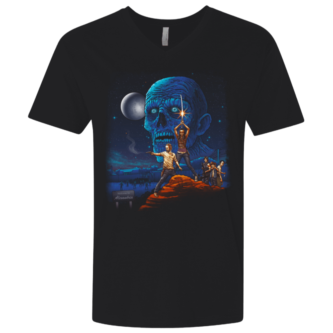 T-Shirts Black / X-Small Dead Wars Men's Premium V-Neck