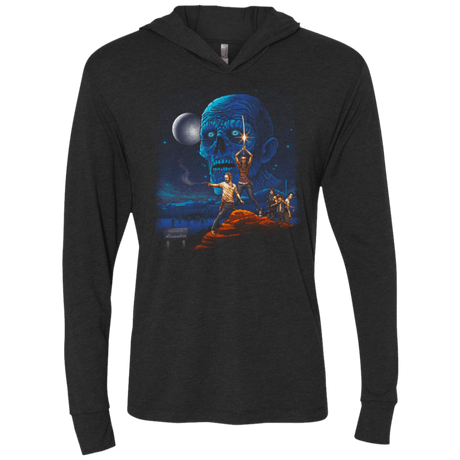 T-Shirts Vintage Black / X-Small Dead Wars Triblend Long Sleeve Hoodie Tee