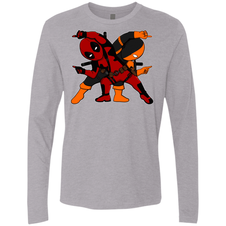 T-Shirts Heather Grey / Small Deadfusion Men's Premium Long Sleeve