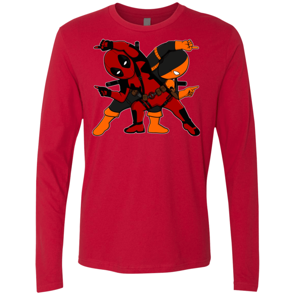 T-Shirts Red / Small Deadfusion Men's Premium Long Sleeve