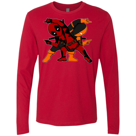 T-Shirts Red / Small Deadfusion Men's Premium Long Sleeve