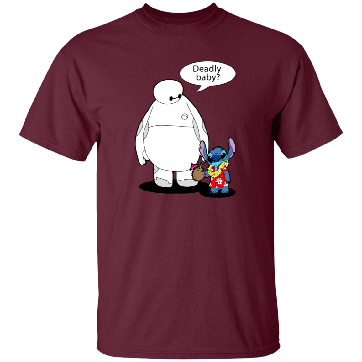 T-Shirts Maroon / S Deadly Baby T-Shirt