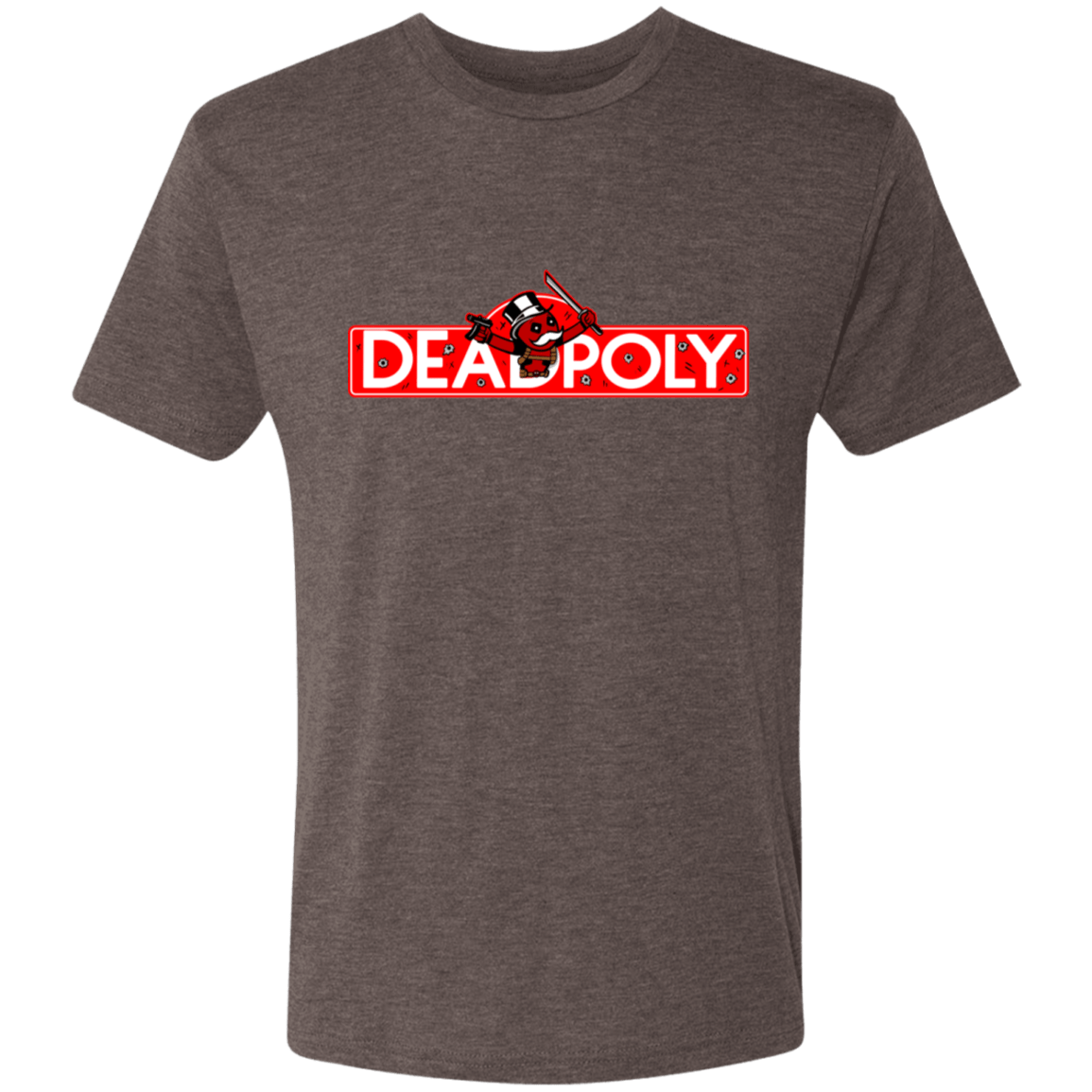 T-Shirts Macchiato / S Deadpoly Men's Triblend T-Shirt