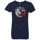 T-Shirts Midnight Navy / YXS Deadpool 007 Girls Premium T-Shirt