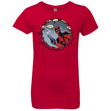 T-Shirts Red / YXS Deadpool 007 Girls Premium T-Shirt
