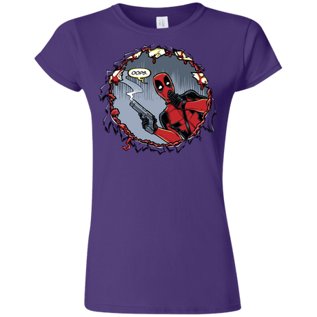 T-Shirts Purple / S Deadpool 007 Junior Slimmer-Fit T-Shirt