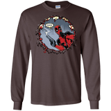 T-Shirts Dark Chocolate / S Deadpool 007 Men's Long Sleeve T-Shirt