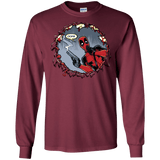 T-Shirts Maroon / S Deadpool 007 Men's Long Sleeve T-Shirt