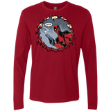 T-Shirts Cardinal / S Deadpool 007 Men's Premium Long Sleeve