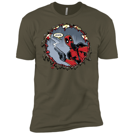 T-Shirts Military Green / X-Small Deadpool 007 Men's Premium T-Shirt