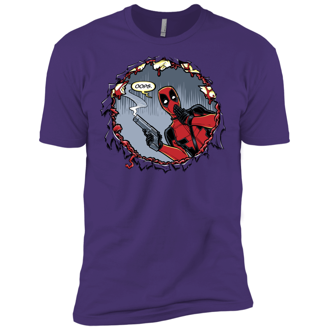 T-Shirts Purple Rush/ / X-Small Deadpool 007 Men's Premium T-Shirt