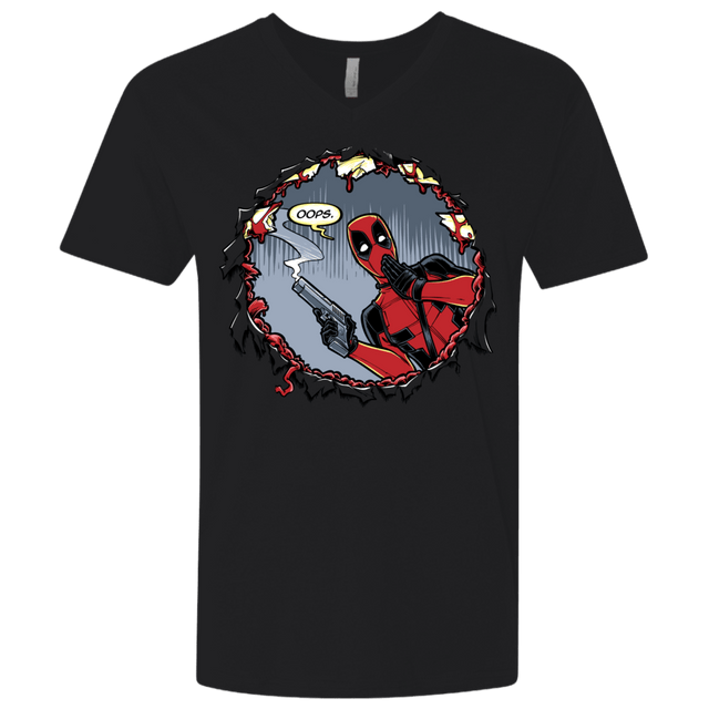 T-Shirts Black / X-Small Deadpool 007 Men's Premium V-Neck