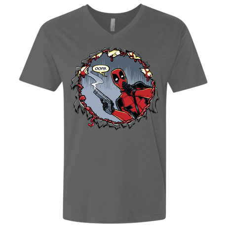 T-Shirts Heavy Metal / X-Small Deadpool 007 Men's Premium V-Neck