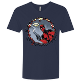 T-Shirts Midnight Navy / X-Small Deadpool 007 Men's Premium V-Neck