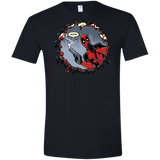 T-Shirts Black / X-Small Deadpool 007 Men's Semi-Fitted Softstyle