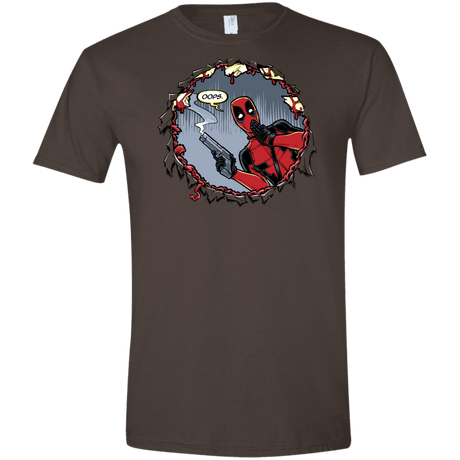 T-Shirts Dark Chocolate / S Deadpool 007 Men's Semi-Fitted Softstyle