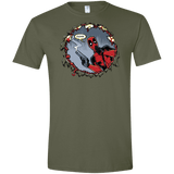 T-Shirts Military Green / S Deadpool 007 Men's Semi-Fitted Softstyle