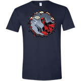 T-Shirts Navy / X-Small Deadpool 007 Men's Semi-Fitted Softstyle