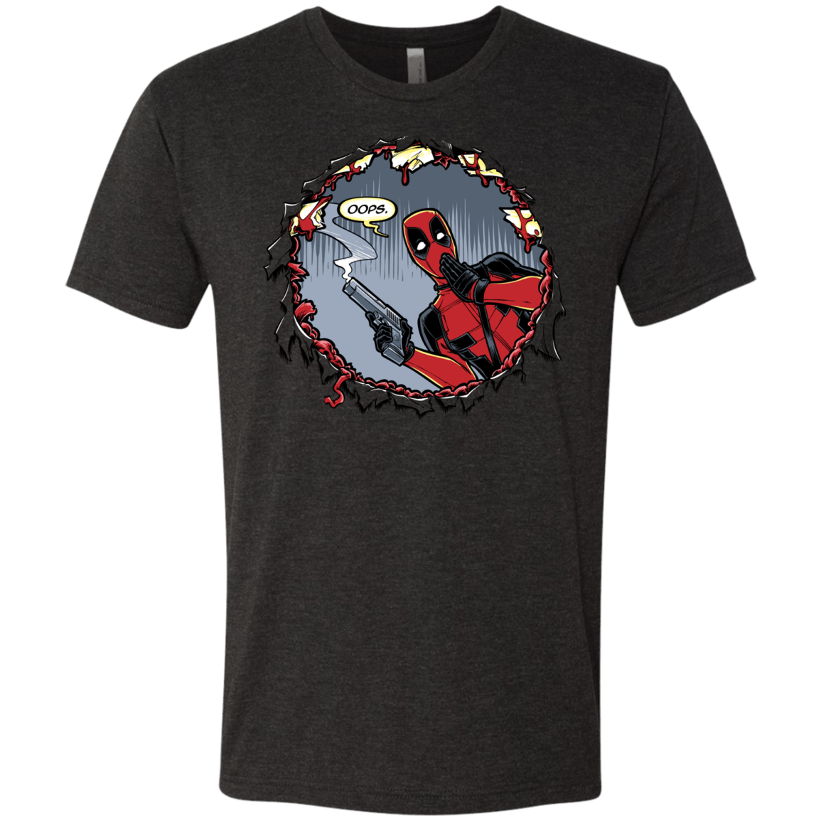 T-Shirts Vintage Black / S Deadpool 007 Men's Triblend T-Shirt