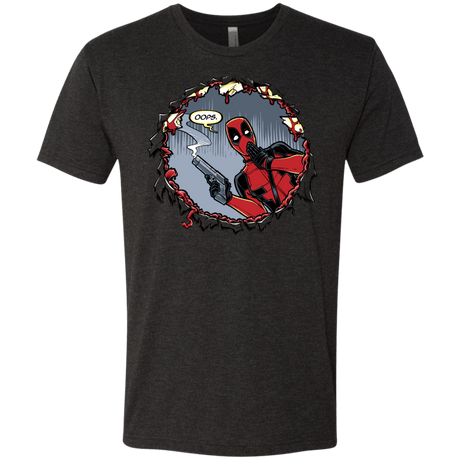 T-Shirts Vintage Black / S Deadpool 007 Men's Triblend T-Shirt