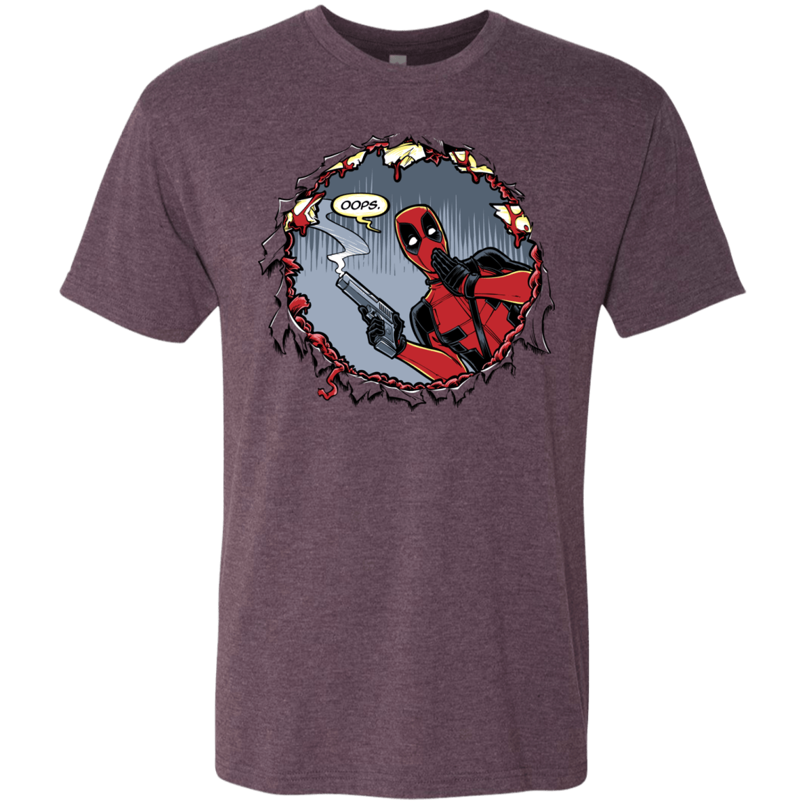 T-Shirts Vintage Purple / S Deadpool 007 Men's Triblend T-Shirt