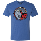 T-Shirts Vintage Royal / S Deadpool 007 Men's Triblend T-Shirt