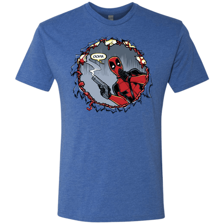 T-Shirts Vintage Royal / S Deadpool 007 Men's Triblend T-Shirt