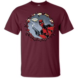 T-Shirts Maroon / S Deadpool 007 T-Shirt