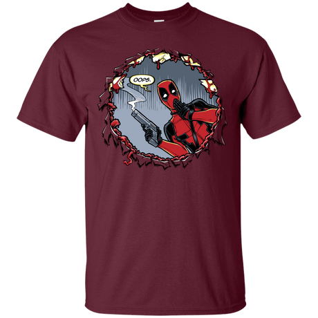 T-Shirts Maroon / S Deadpool 007 T-Shirt