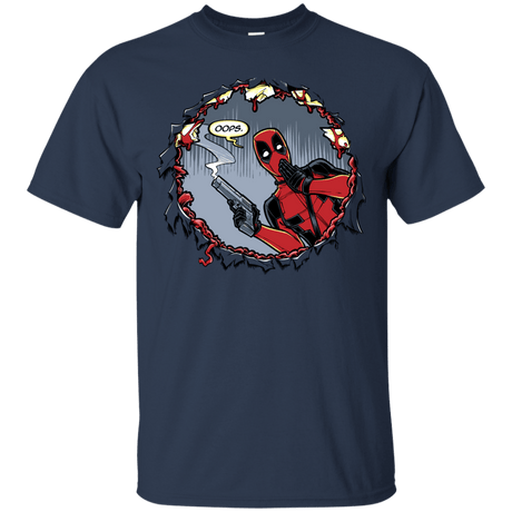 T-Shirts Navy / S Deadpool 007 T-Shirt