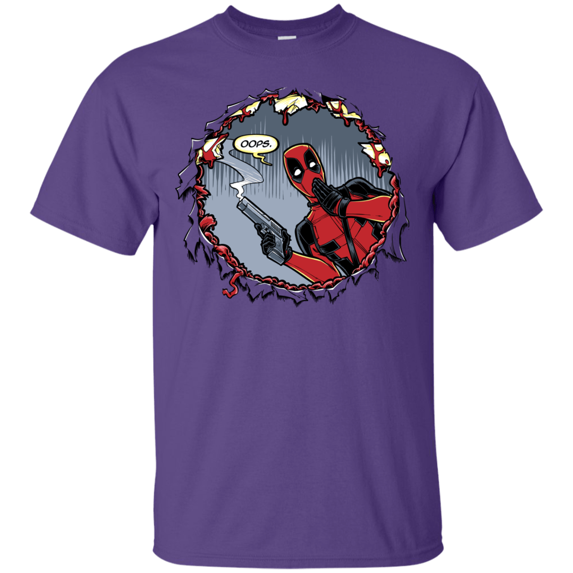 T-Shirts Purple / S Deadpool 007 T-Shirt