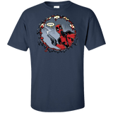 T-Shirts Navy / XLT Deadpool 007 Tall T-Shirt