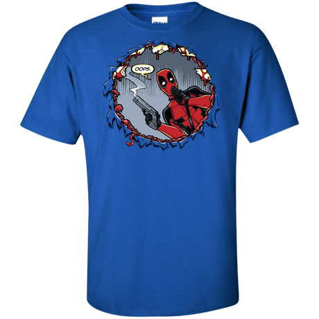 T-Shirts Royal / XLT Deadpool 007 Tall T-Shirt