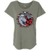 T-Shirts Venetian Grey / X-Small Deadpool 007 Triblend Dolman Sleeve