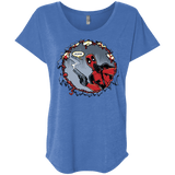 T-Shirts Vintage Royal / X-Small Deadpool 007 Triblend Dolman Sleeve