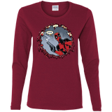 T-Shirts Cardinal / S Deadpool 007 Women's Long Sleeve T-Shirt