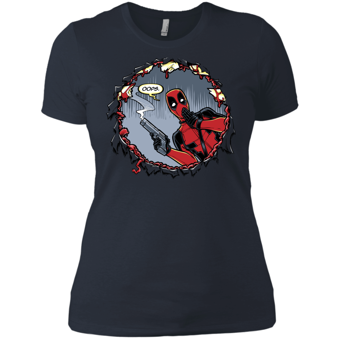 T-Shirts Indigo / X-Small Deadpool 007 Women's Premium T-Shirt
