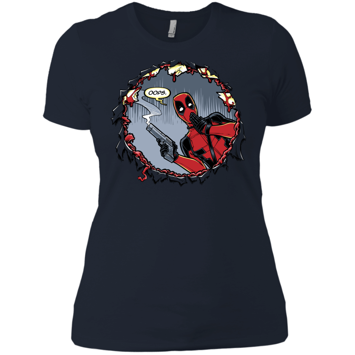 T-Shirts Midnight Navy / X-Small Deadpool 007 Women's Premium T-Shirt