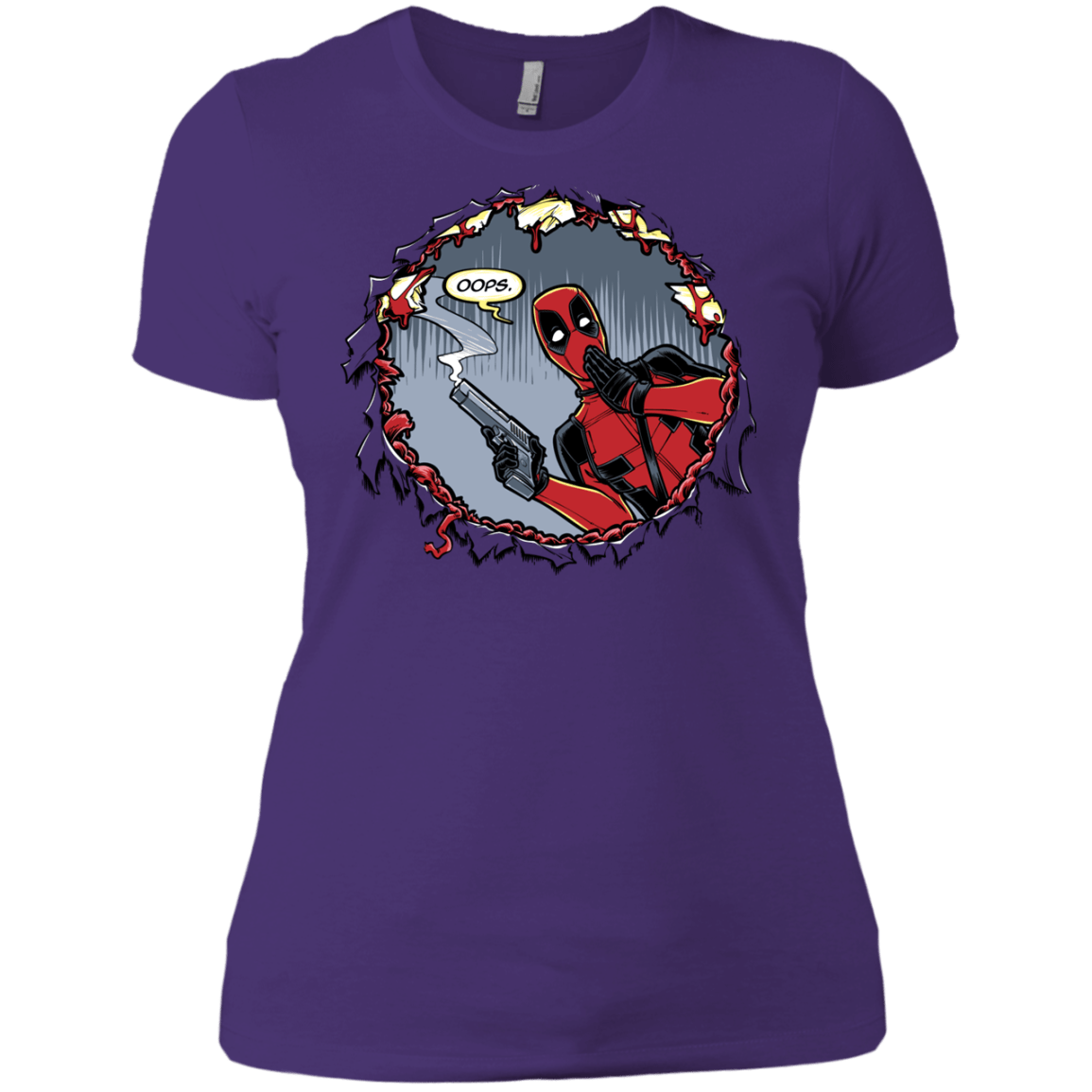 T-Shirts Purple Rush/ / X-Small Deadpool 007 Women's Premium T-Shirt
