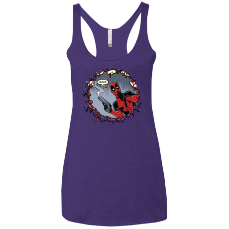 T-Shirts Purple Rush / X-Small Deadpool 007 Women's Triblend Racerback Tank
