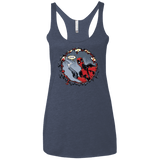 T-Shirts Vintage Navy / X-Small Deadpool 007 Women's Triblend Racerback Tank