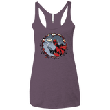 T-Shirts Vintage Purple / X-Small Deadpool 007 Women's Triblend Racerback Tank