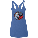 T-Shirts Vintage Royal / X-Small Deadpool 007 Women's Triblend Racerback Tank