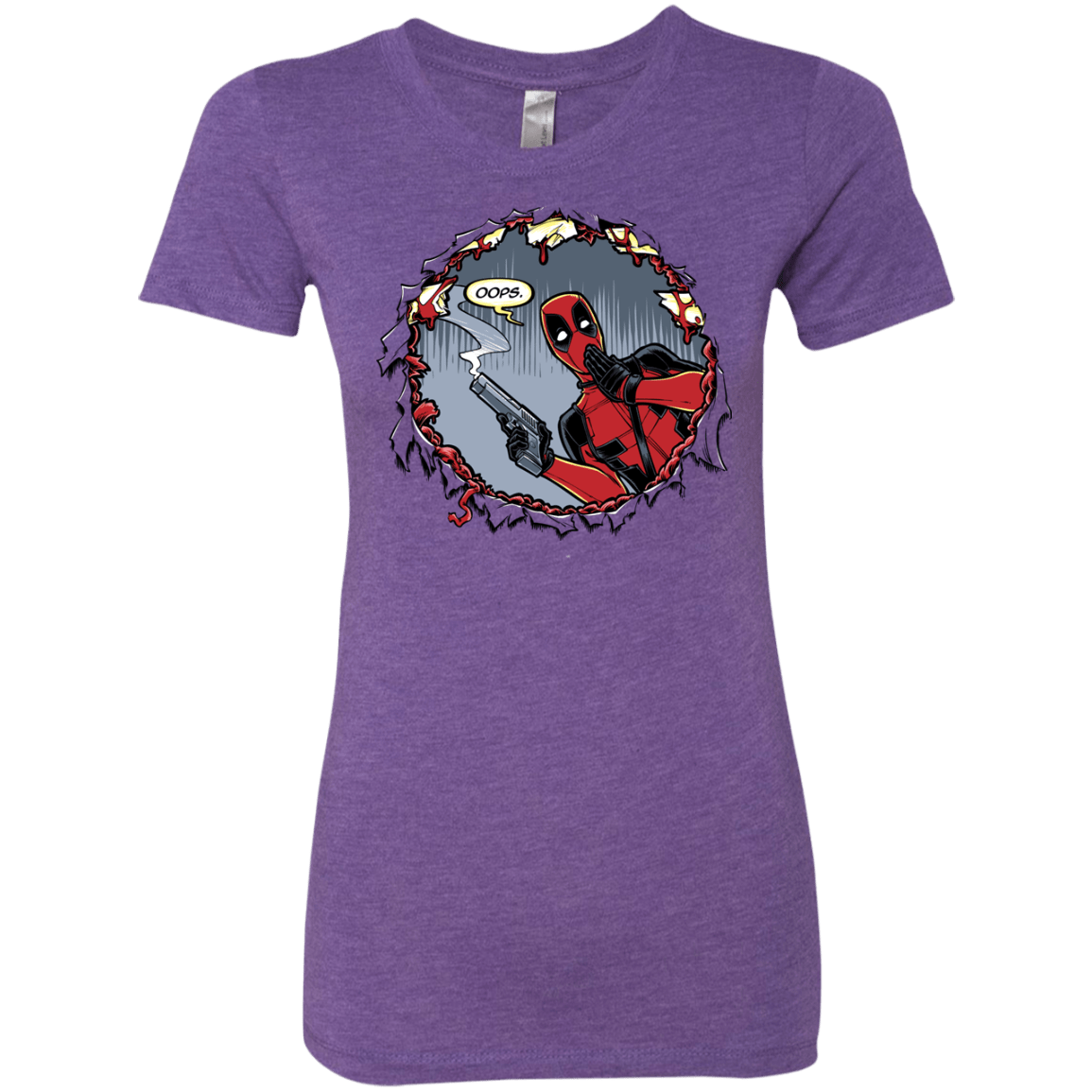 T-Shirts Purple Rush / S Deadpool 007 Women's Triblend T-Shirt